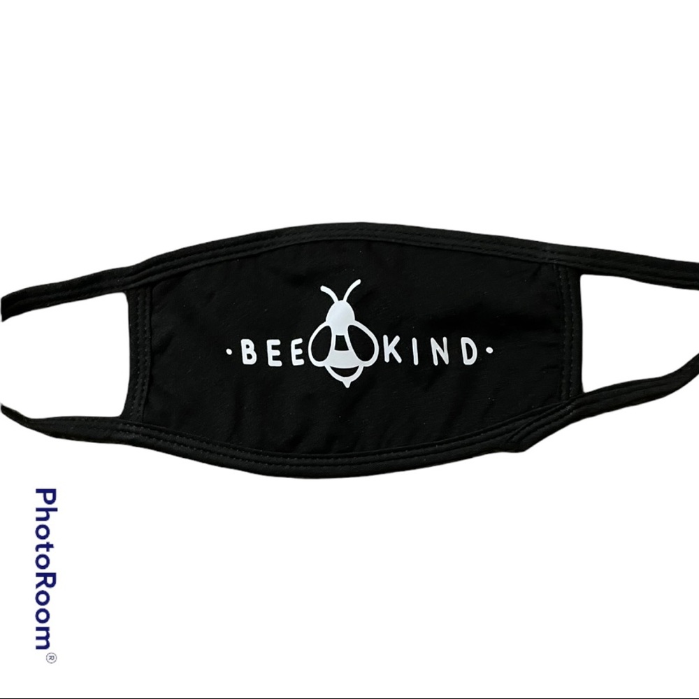 “Bee” Kind Mask with bee image